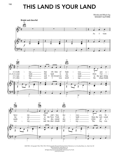 America Celebrates: A Songbook for America's 250th Birthday - Piano/Vocal/Guitar