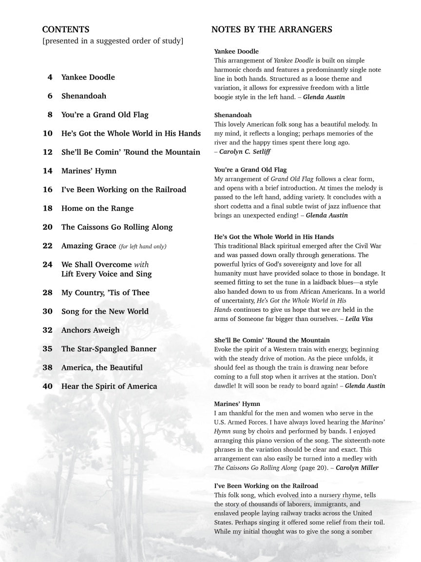 All American Piano Solos