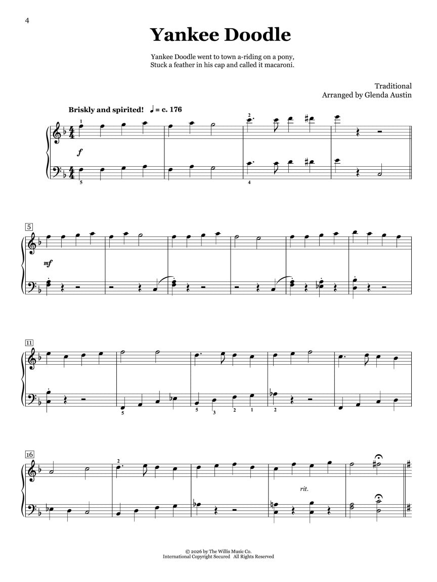 All American Piano Solos