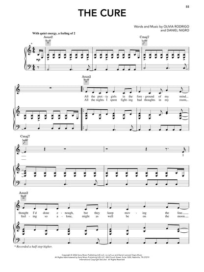 Olivia Rodrigo - You Seem Pretty Sad for a Girl So in Love - Piano/Vocal/Guitar