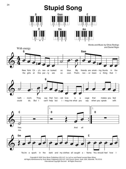 Olivia Rodrigo - Super Easy Songbook