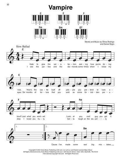 Olivia Rodrigo - Super Easy Songbook