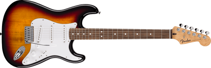 Fender Standard Series, Stratocaster, Laurel Fingerboard, White Pickguard, 3-Color Sunburst