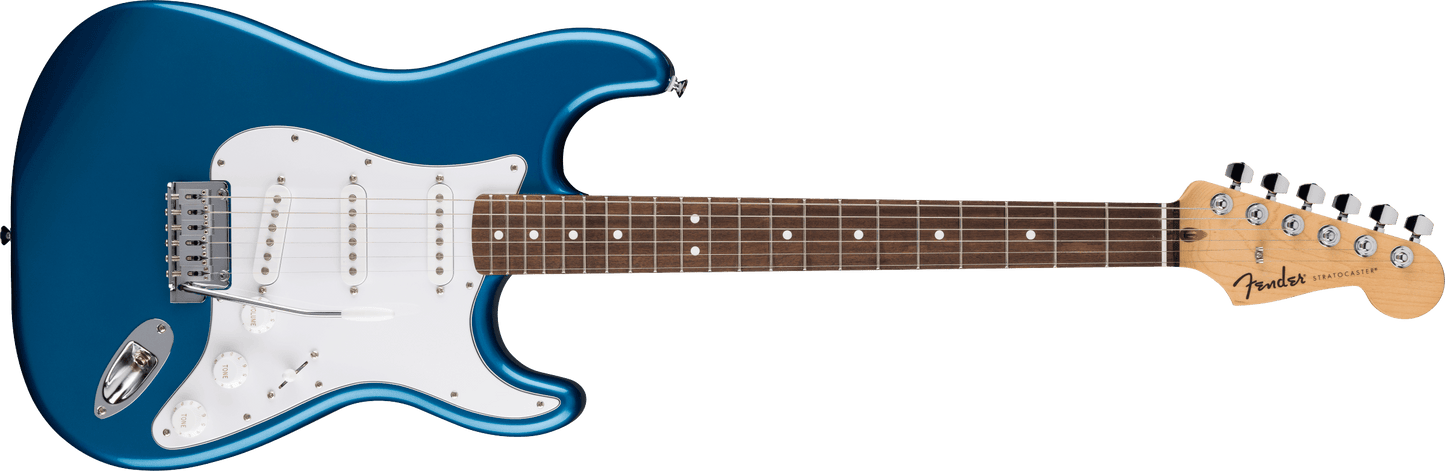 Fender Standard Series, Stratocaster, Laurel Fingerboard, White Pickguard, Aqua Marine Metallic