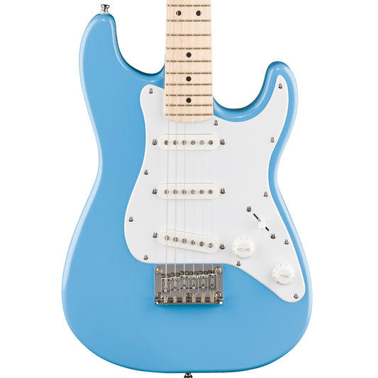 Squier Mini Stratocaster®, Maple Fingerboard, White Pickguard, California Blue