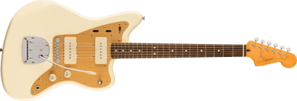 Squier J Mascis Jazzmaster® Laurel Fingerboard Gold Anodized Pickguard  Vintage White