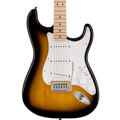 Squier Sonic Stratocaster Pack, Maple Fingerboard, 2-Color Sunburst, Gig Bag, 10G