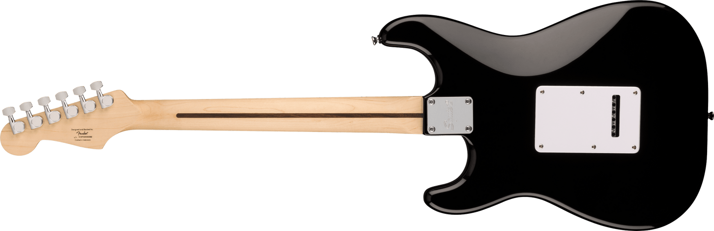 Squier Sonic Stratocaster Pack, Maple Fingerboard, Black, Gig Bag, 10G