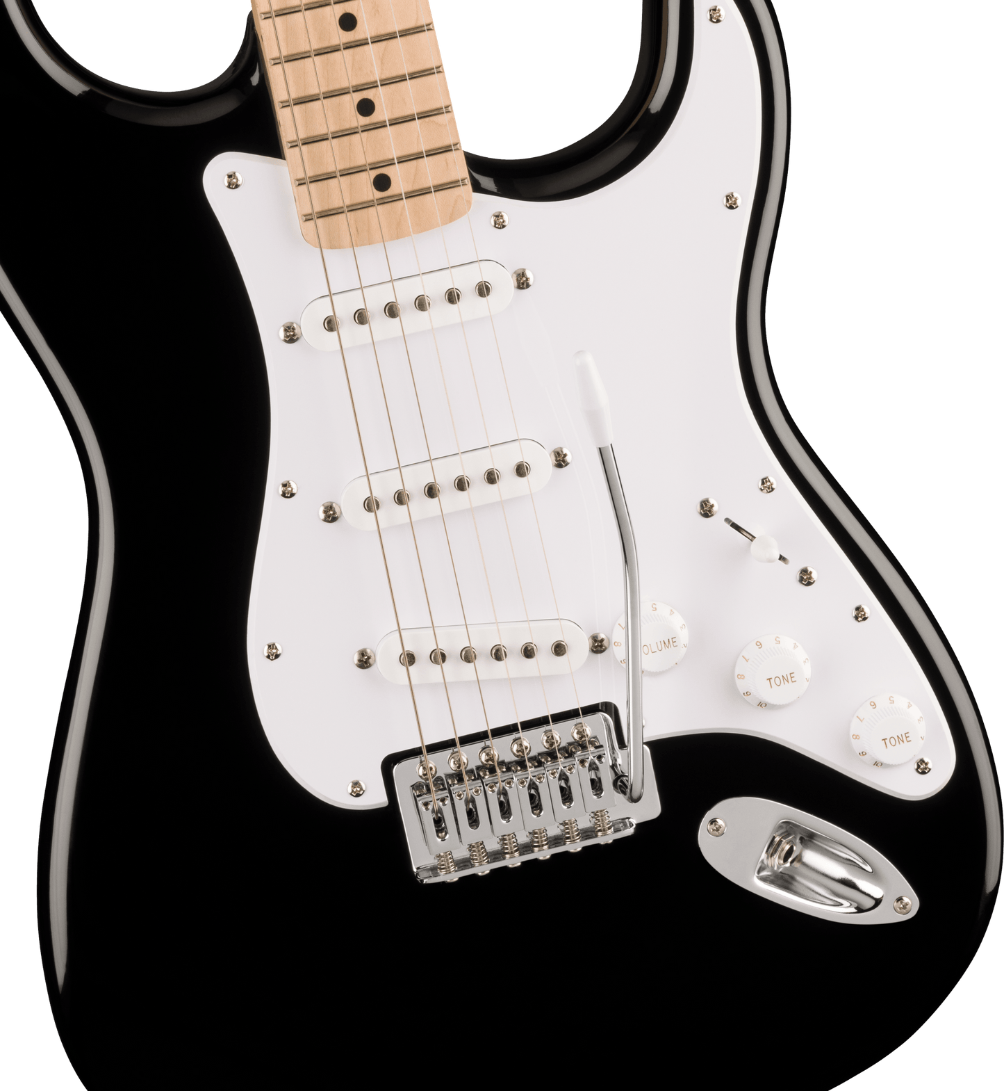 Squier Sonic Stratocaster Pack, Maple Fingerboard, Black, Gig Bag, 10G