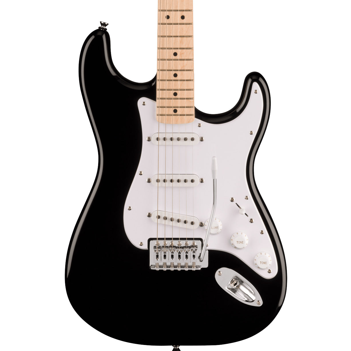 Squier Sonic Stratocaster Pack, Maple Fingerboard, Black, Gig Bag, 10G