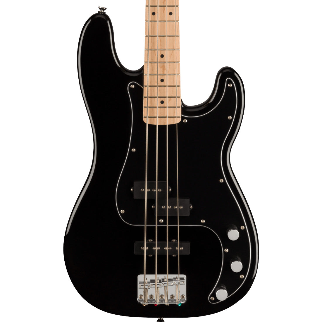 Fender  Affinity Series™ Precision Bass PJ Pack, Maple Fingerboard, Black, Gig Bag, Rumble 15