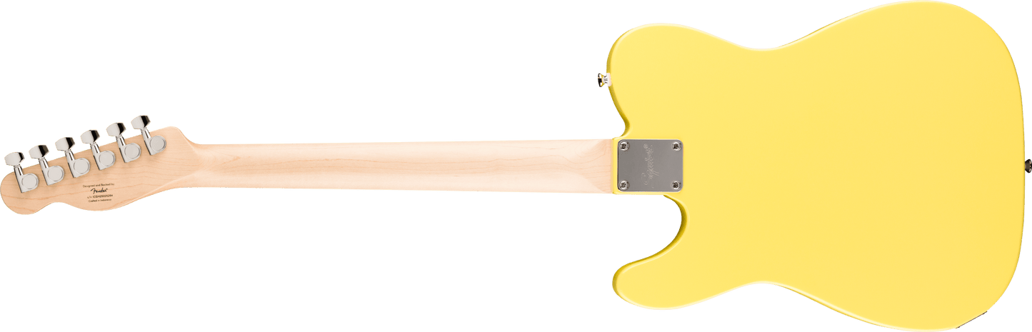 Squier Squier Sonic® Telecaster®, Laurel Fingerboard, White Pickguard, Canary Yellow