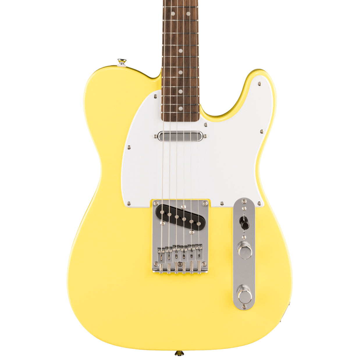 Squier Squier Sonic® Telecaster®, Laurel Fingerboard, White Pickguard, Canary Yellow