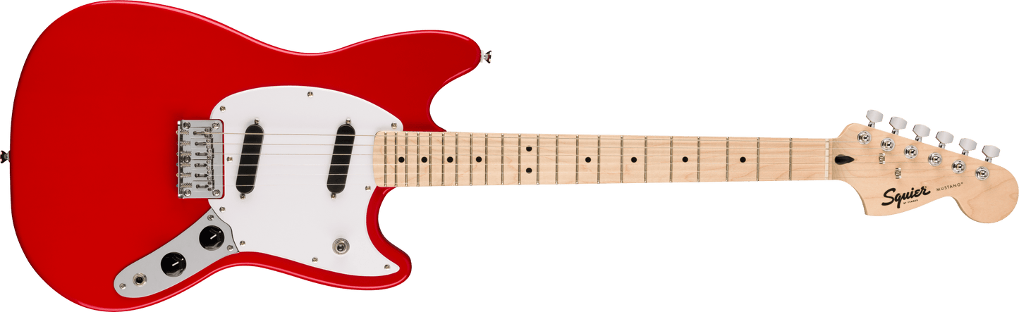 Squier Sonic Mustang, Maple Fingerboard, Torino Red