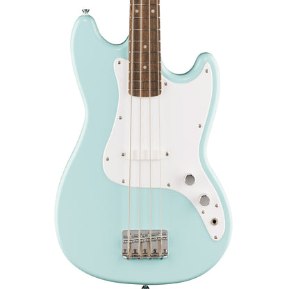 Squier Sonic® Bronco™ Bass, Laurel Fingerboard, White Pickguard, Daphne Blue