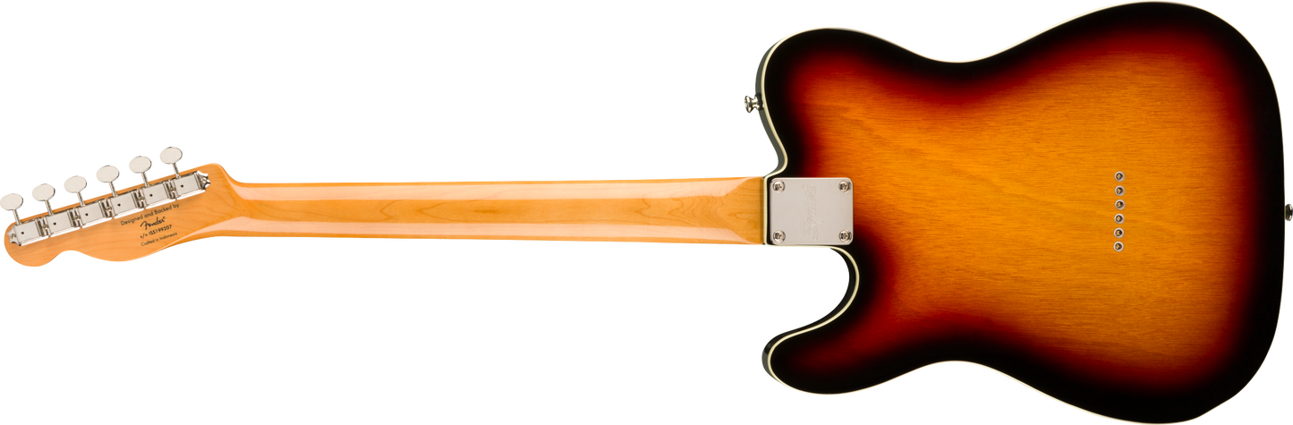 SquierClassic Vibe '60s Custom Telecaster, Laurel Fingerboard, 3-Color Sunburst