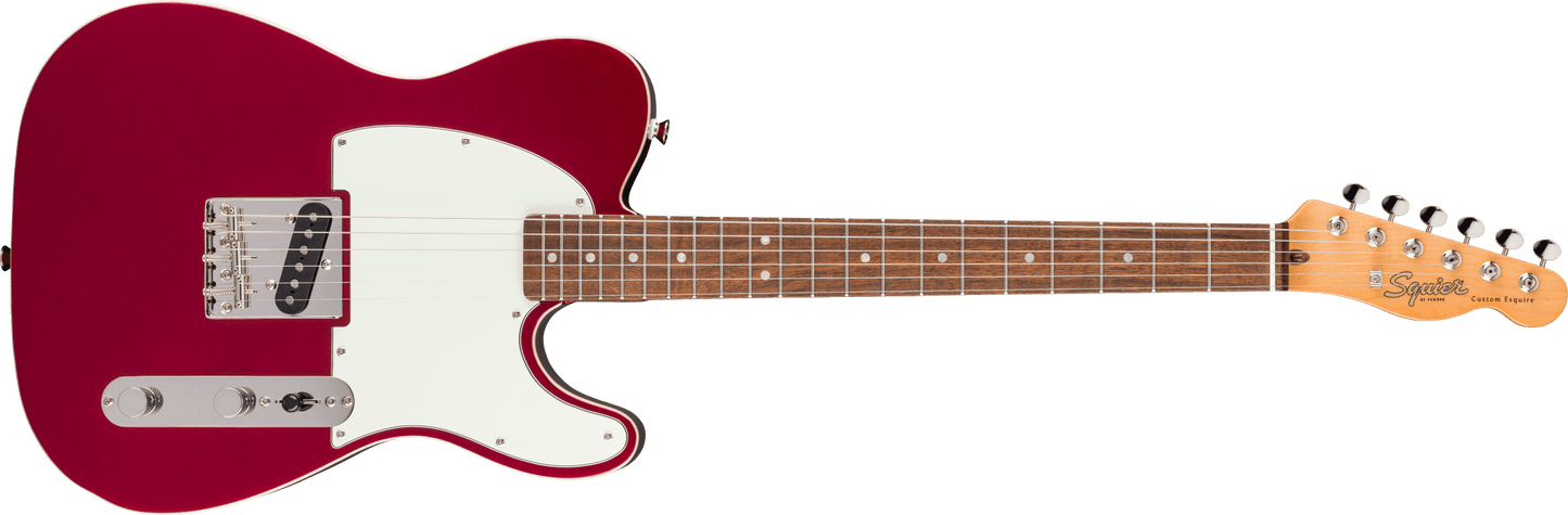 Squier Classic Vibe™ Custom Esquire®, Laurel Fingerboard, Parchment Pickguard, Candy Apple Red