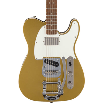 Squier Classic Vibe™ Custom Telecaster® SH with Bigsby, Parchment Pickguard, Aztec Gold