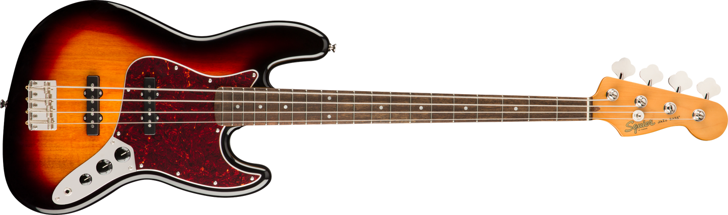 Squier Classic Vibe '60s Jazz Bass, Laurel Fingerboard, 3-Color Sunburst