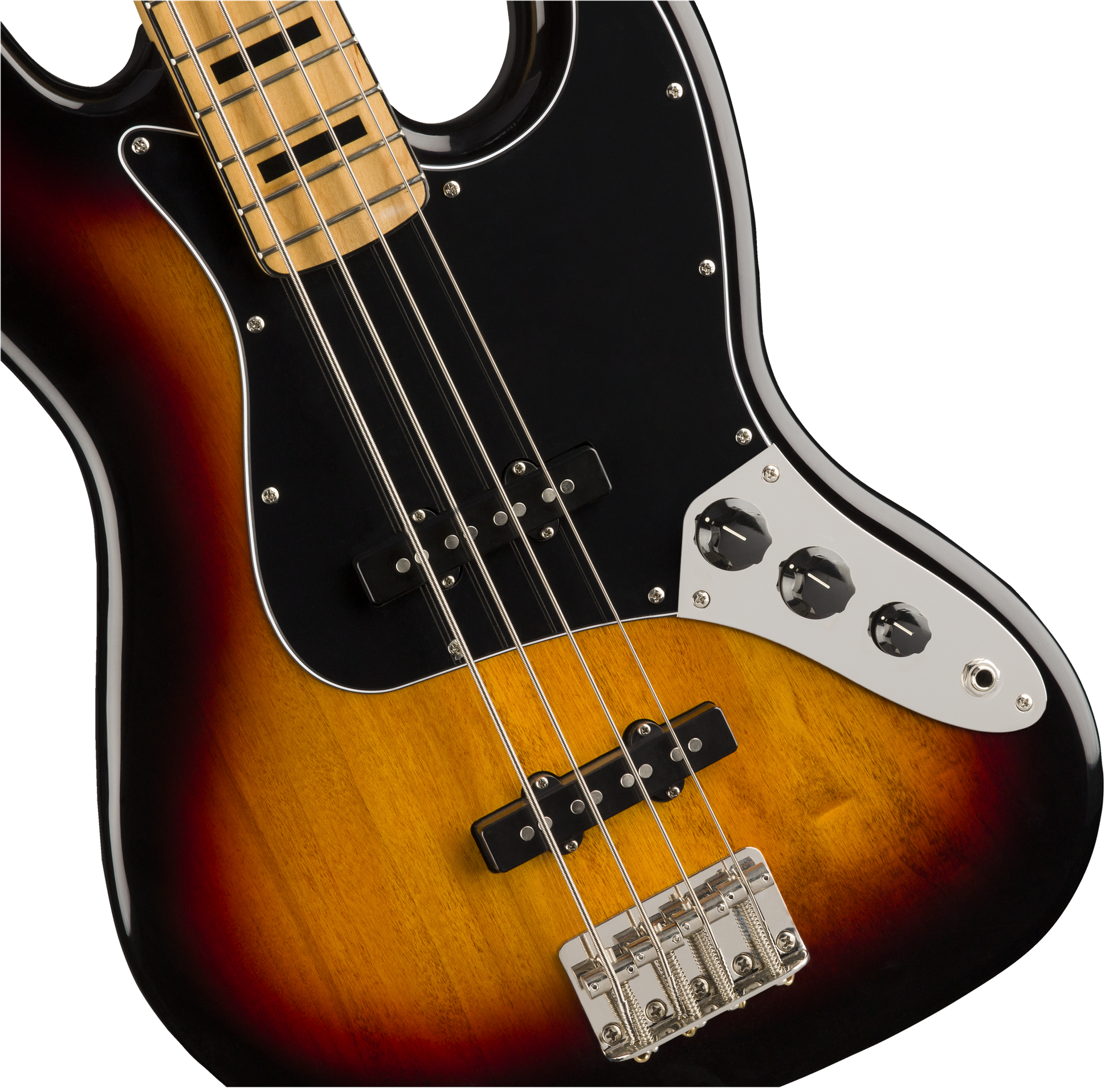 Squier Classic Vibe '70s Jazz Bass, Maple Fingerboard, 3-Color Squier Classic Vibe '70s Jazz Bass, Maple Fingerboard, 3-Color