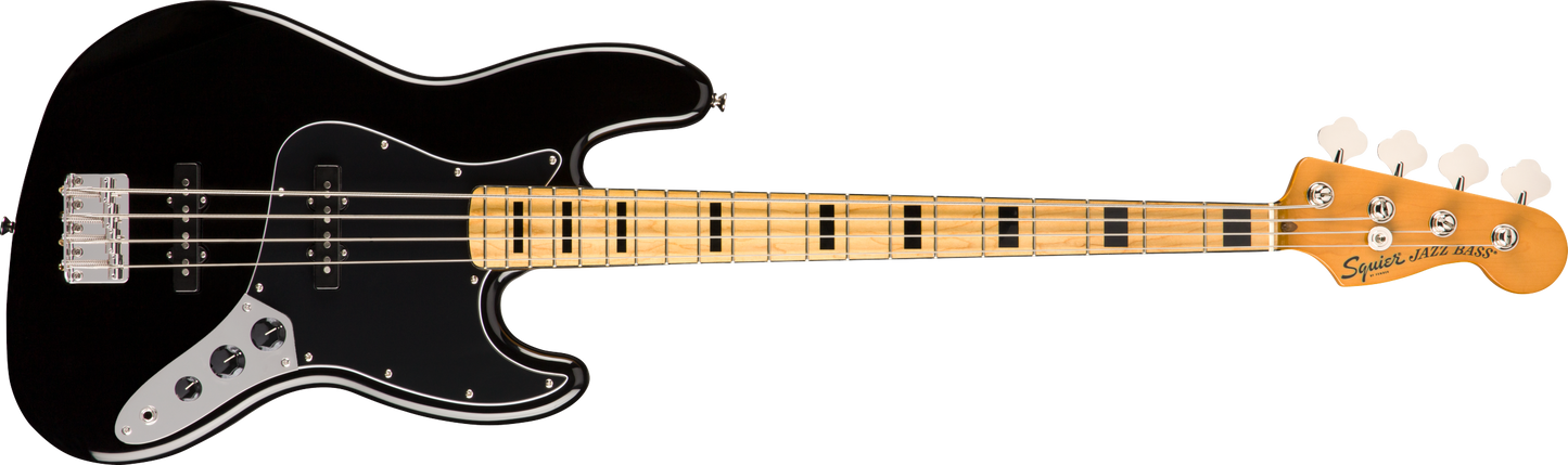 Squier Classic Vibe '70s Jazz Bass, Maple Fingerboard, black