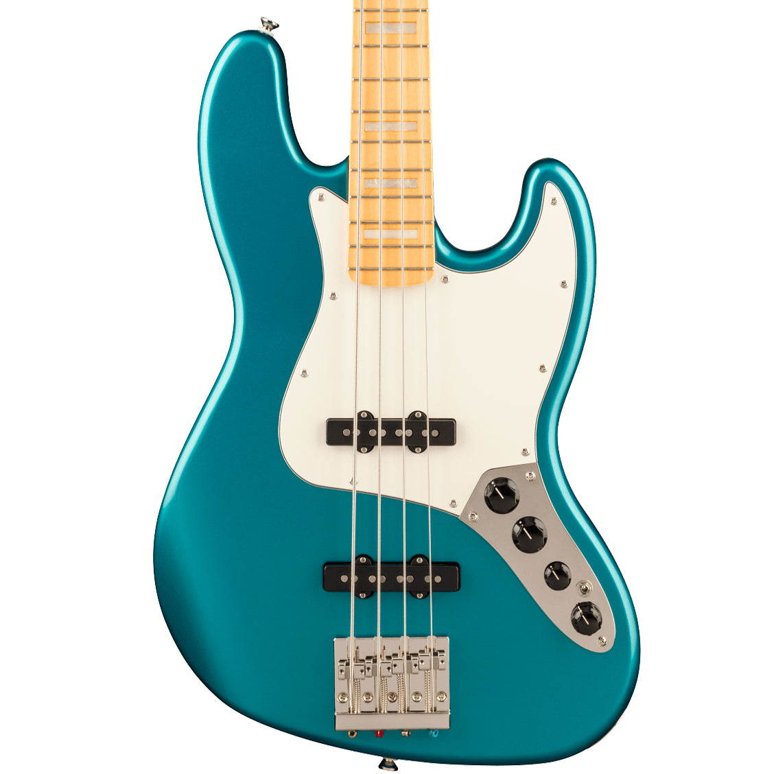 Squier  Classic Vibe™ Active '70s Jazz Bass®, Maple Fingerboard, Parchment Pickguard, Ocean Turquoise