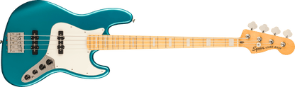 Squier Classic Vibe™ Active '70s Jazz Bass®, Maple Fingerboard, Parchment Pickguard, Ocean Turquoise