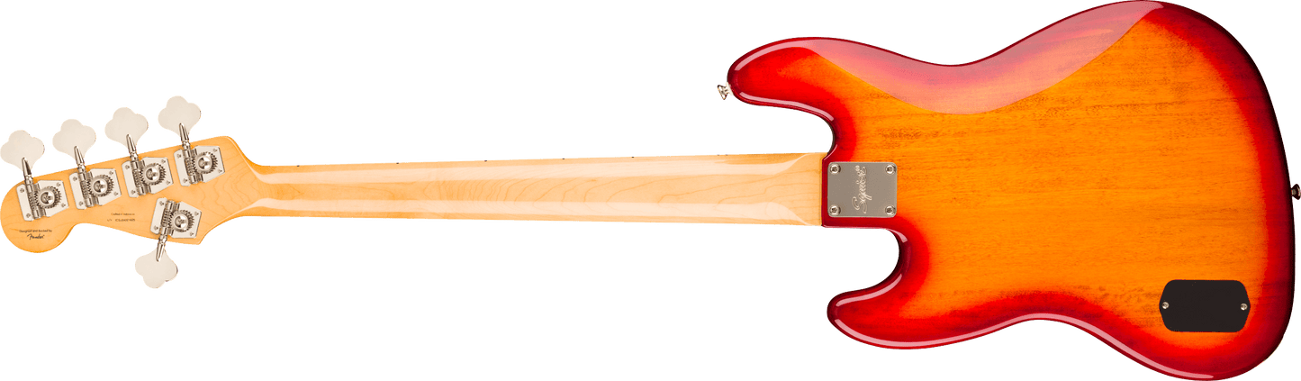 Squier   Classic Vibe™ Active '70s Jazz Bass® V, Laurel Fingerboard, White Pearloid Pickguard, Sienna Sunburst