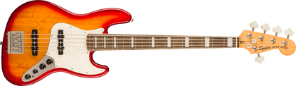 Squier   Classic Vibe™ Active '70s Jazz Bass® V, Laurel Fingerboard, White Pearloid Pickguard, Sienna Sunburst