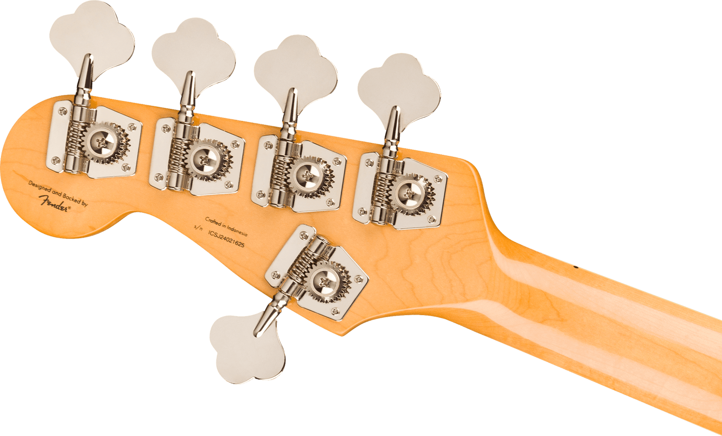 Squier   Classic Vibe™ Active '70s Jazz Bass® V, Laurel Fingerboard, White Pearloid Pickguard, Sienna Sunburst