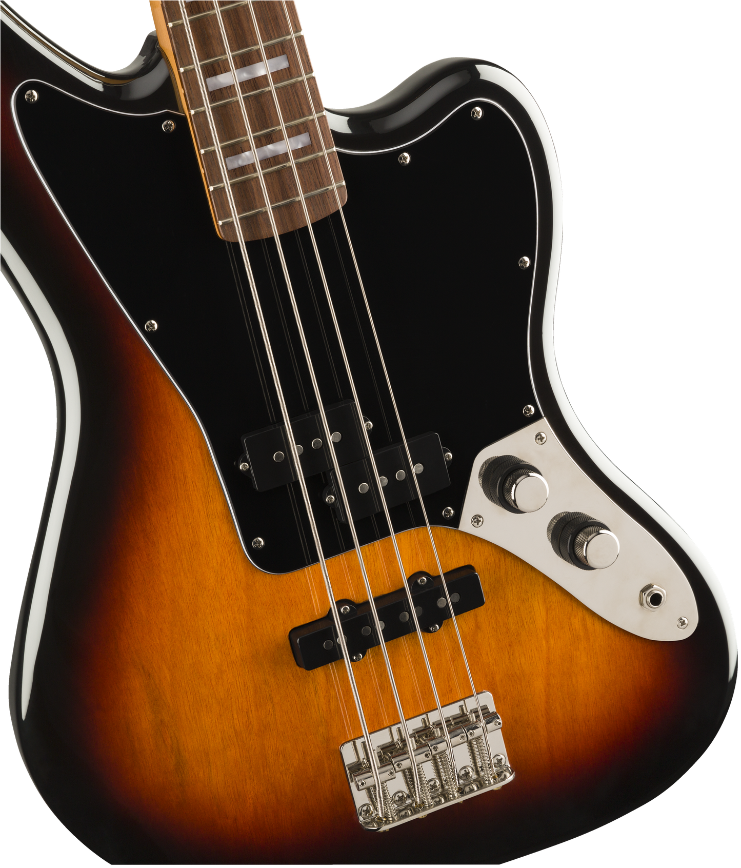 Squier Classic Vibe Jaguar® Bass, Laurel Fingerboard, 3-Color Sunburst