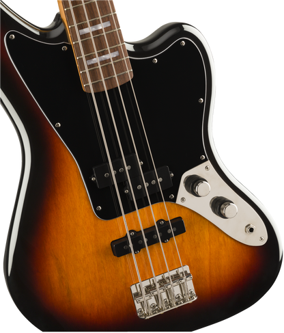 Squier Classic Vibe Jaguar® Bass, Laurel Fingerboard, 3-Color Sunburst