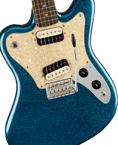 Squier Paranormal Super-Sonic, Laurel Fingerboard, Blue Sparkle