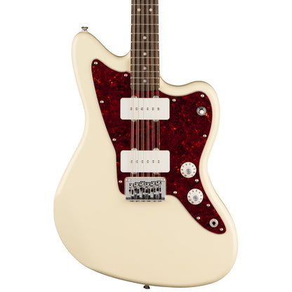 Squier Paranormal Jazzmaster XII, Laurel Fingerboard, Olympic White