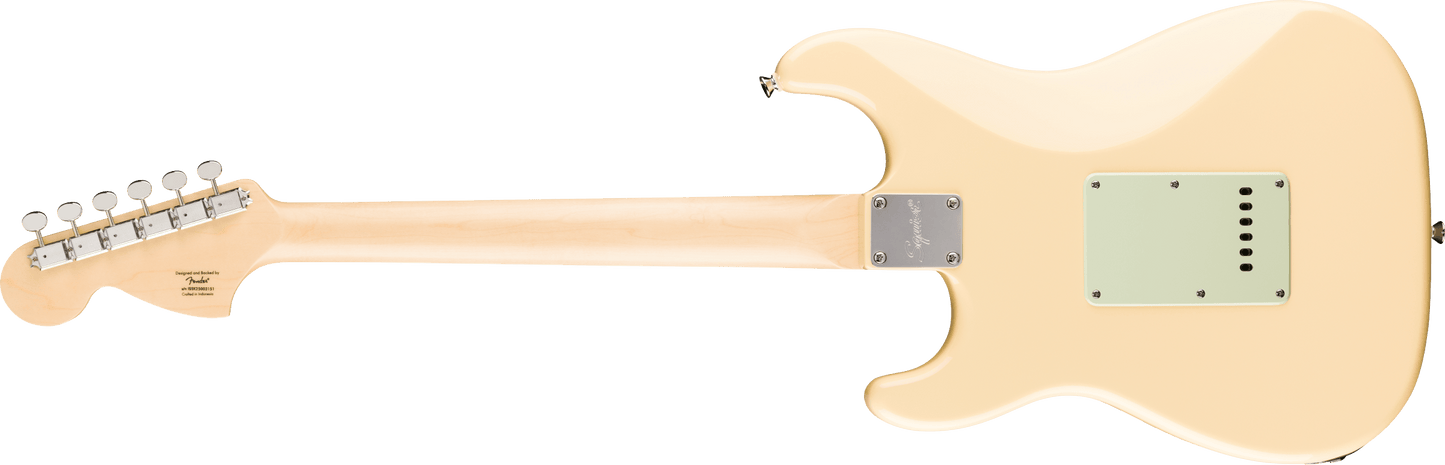 Squier  Paranormal Stratocaster® Deluxe, Laurel Fingerboard, Mint Pickguard, Vintage White