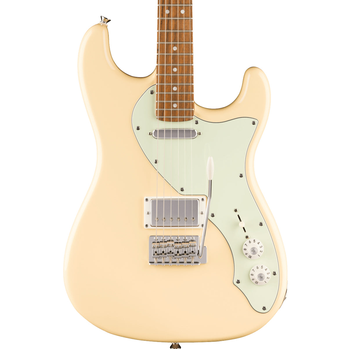 Squier  Paranormal Stratocaster® Deluxe, Laurel Fingerboard, Mint Pickguard, Vintage White
