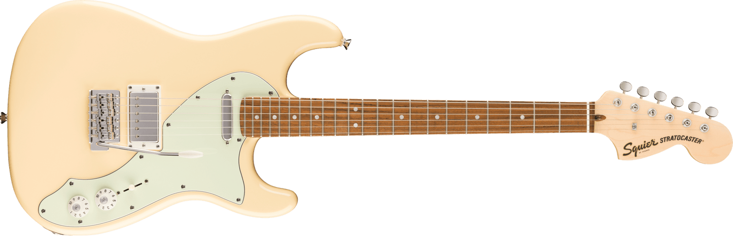 Squier  Paranormal Stratocaster® Deluxe, Laurel Fingerboard, Mint Pickguard, Vintage White