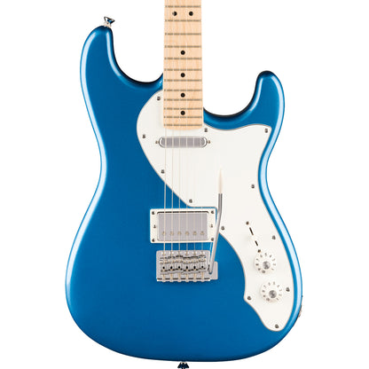 Squier Paranormal Stratocaster® Deluxe, Maple Fingerboard, Parchment Pickguard, Lake Placid Blue