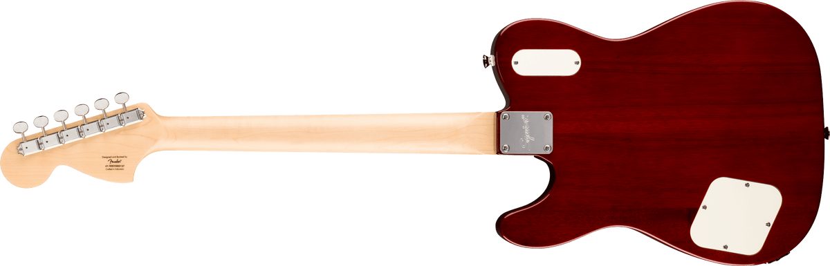 Squier  Paranormal Troublemaker Telecaster® Deluxe Bigsby®, Laurel Fingerboard, Parchment Pickguard, Honey Sunburst