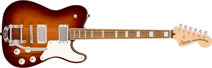 Squier  Paranormal Troublemaker Telecaster® Deluxe Bigsby®, Laurel Fingerboard, Parchment Pickguard, Honey Sunburst