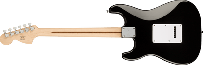 Squier Affinity Series® Stratocaster®, Maple Fingerboard, White Pickguard, Black
