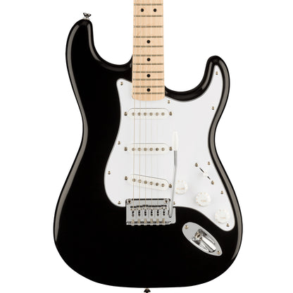 Squier Affinity Series® Stratocaster®, Maple Fingerboard, White Pickguard, Black