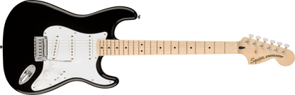 Squier Affinity Series® Stratocaster®, Maple Fingerboard, White Pickguard, Black