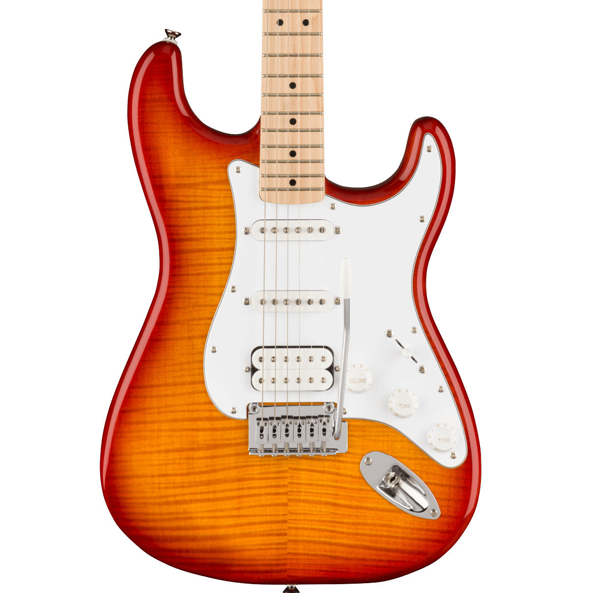 Squier Affinity Series Stratocaster FMT HSS, Maple Fingerboard, Sienna Sunburst