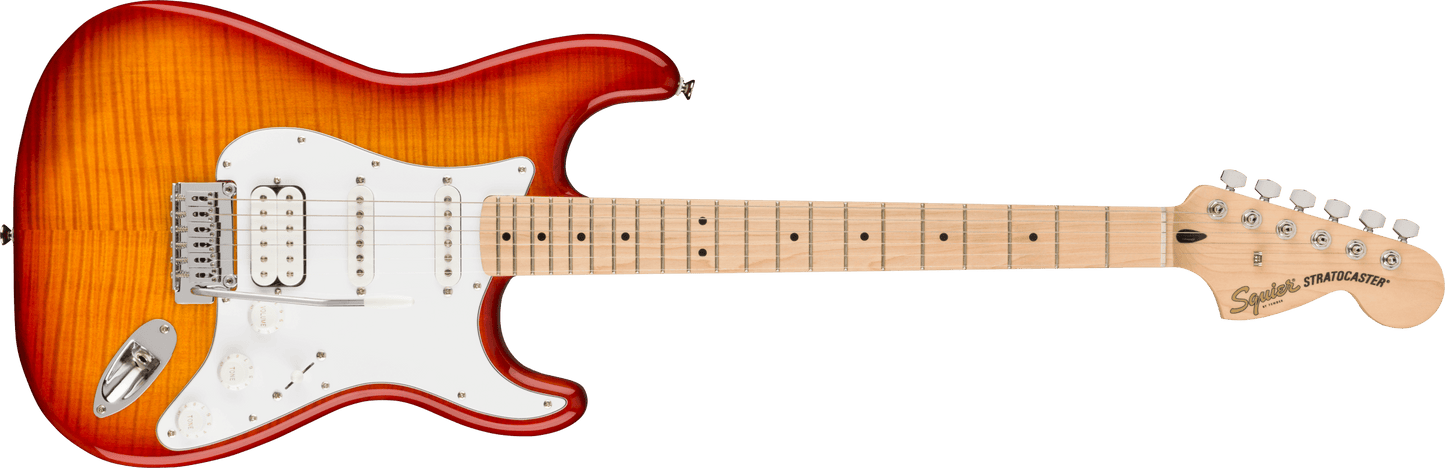 Squier Affinity Series Stratocaster FMT HSS, Maple Fingerboard, Sienna Sunburst