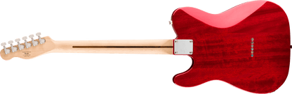 Squier  Affinity Series Telecaster FMT SH, Laurel Fingerboard, Crimson Red Transparent