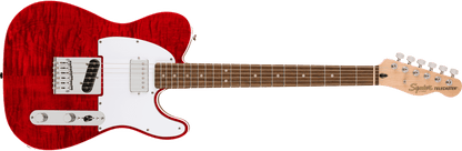 Squier  Affinity Series Telecaster FMT SH, Laurel Fingerboard, Crimson Red Transparent