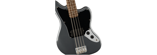 Squier Affinity Series Jaguar Bass H, Laurel Fingerboard, Charcoal Frost Metallic