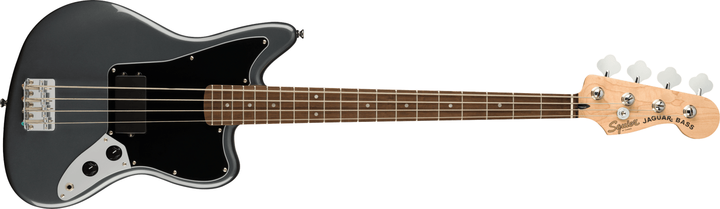 Squier Affinity Series Jaguar Bass H, Laurel Fingerboard, Charcoal Frost Metallic