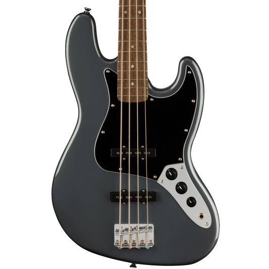 Squier Affinity Series Jazz Bass, Laurel Fingerboard, Charcoal Frost Metallic